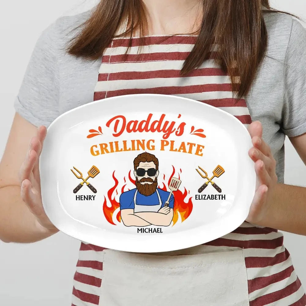 Custom Daddy's Grilling Plate