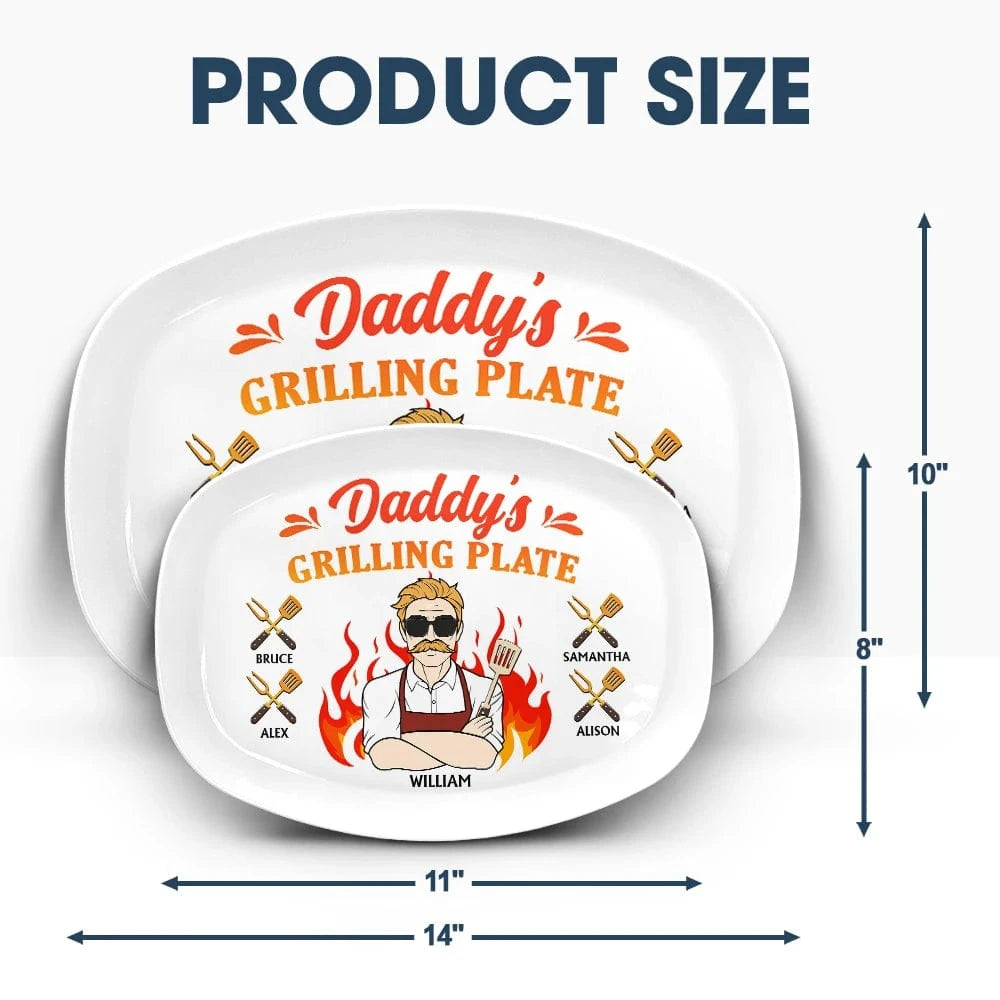Custom Daddy's Grilling Plate
