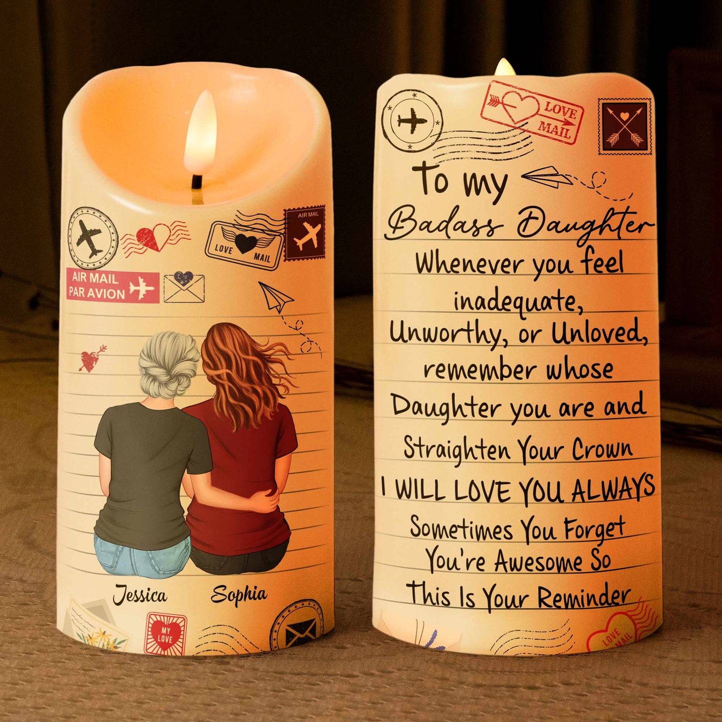 I'll Love You Always - Personalized LED Candle - furevermama