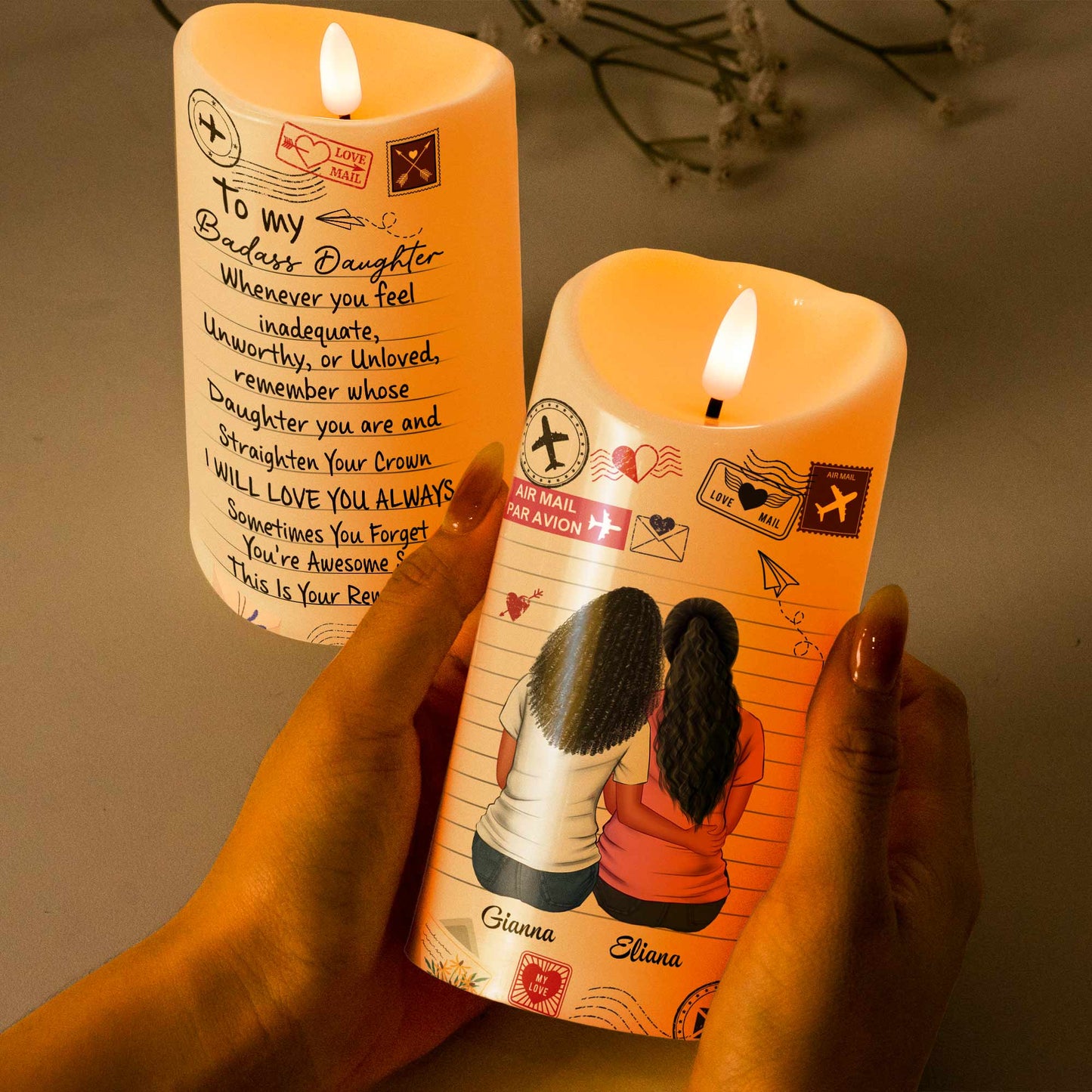 I'll Love You Always - Personalized LED Candle - furevermama