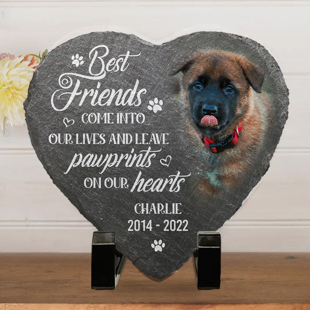 Pet Memorial - Pet Loss Keepsake - Custom Photo Pet Memorial Stone - furevermama