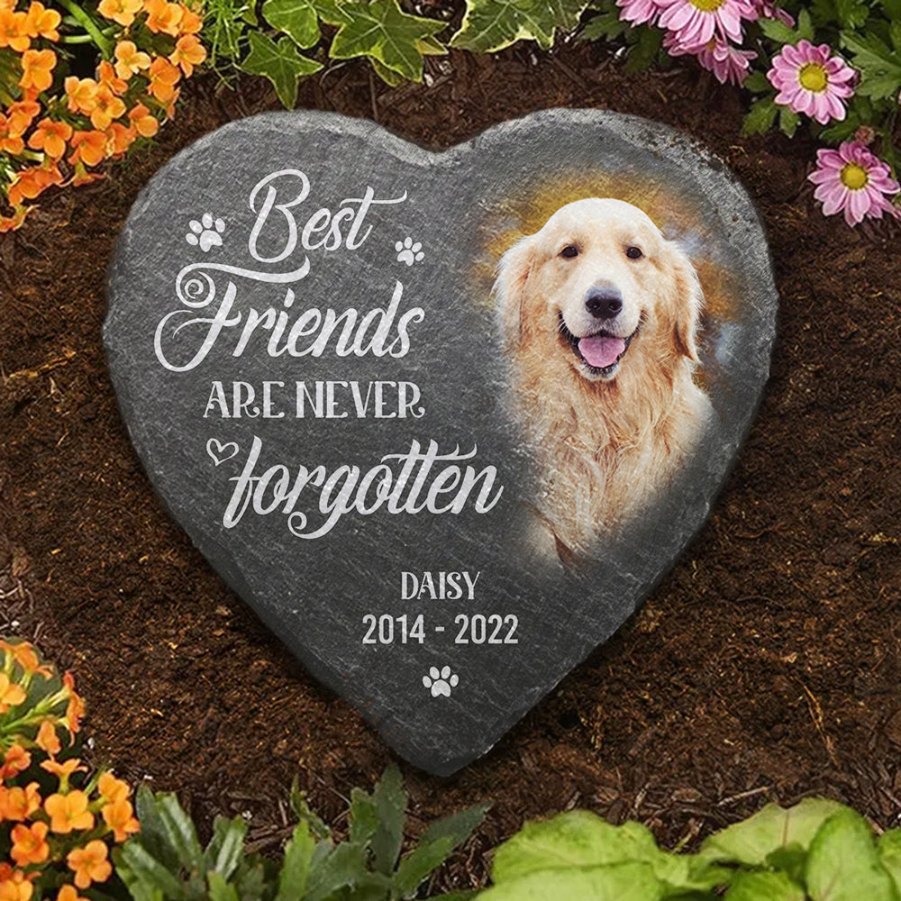 Pet Memorial - Pet Loss Keepsake - Custom Photo Pet Memorial Stone - furevermama