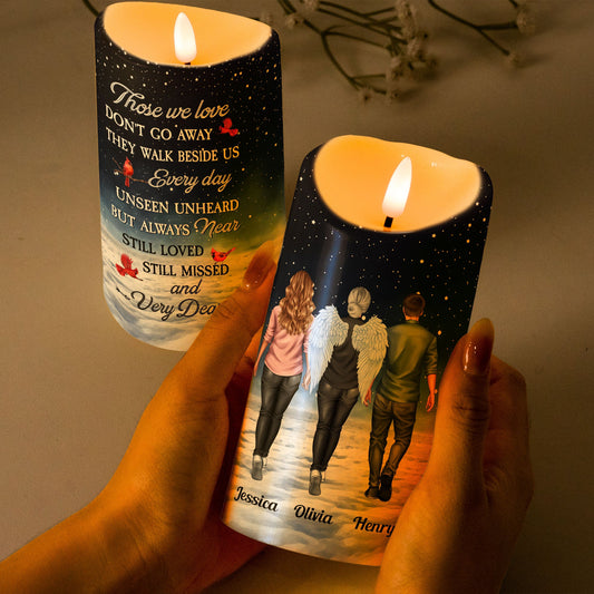Personalized LED Memorial Candle - furevermama