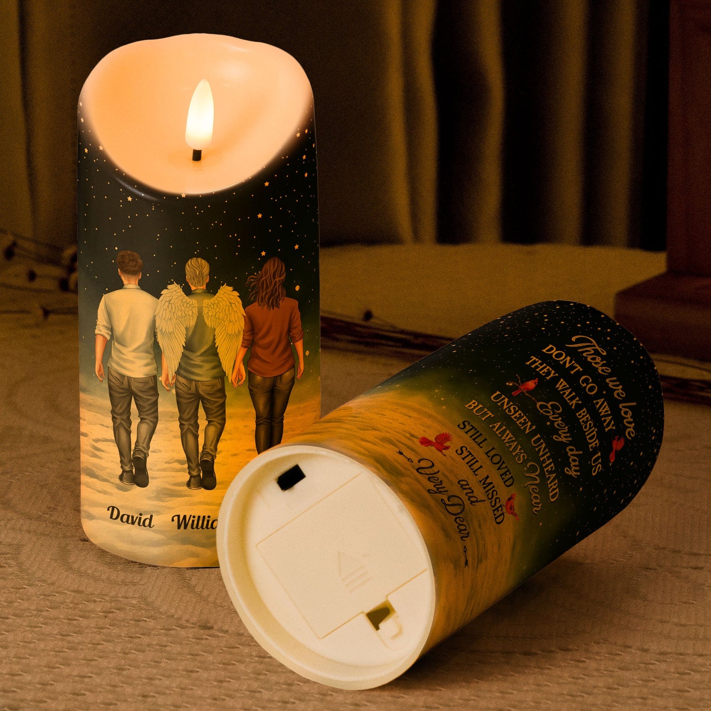 Personalized LED Memorial Candle