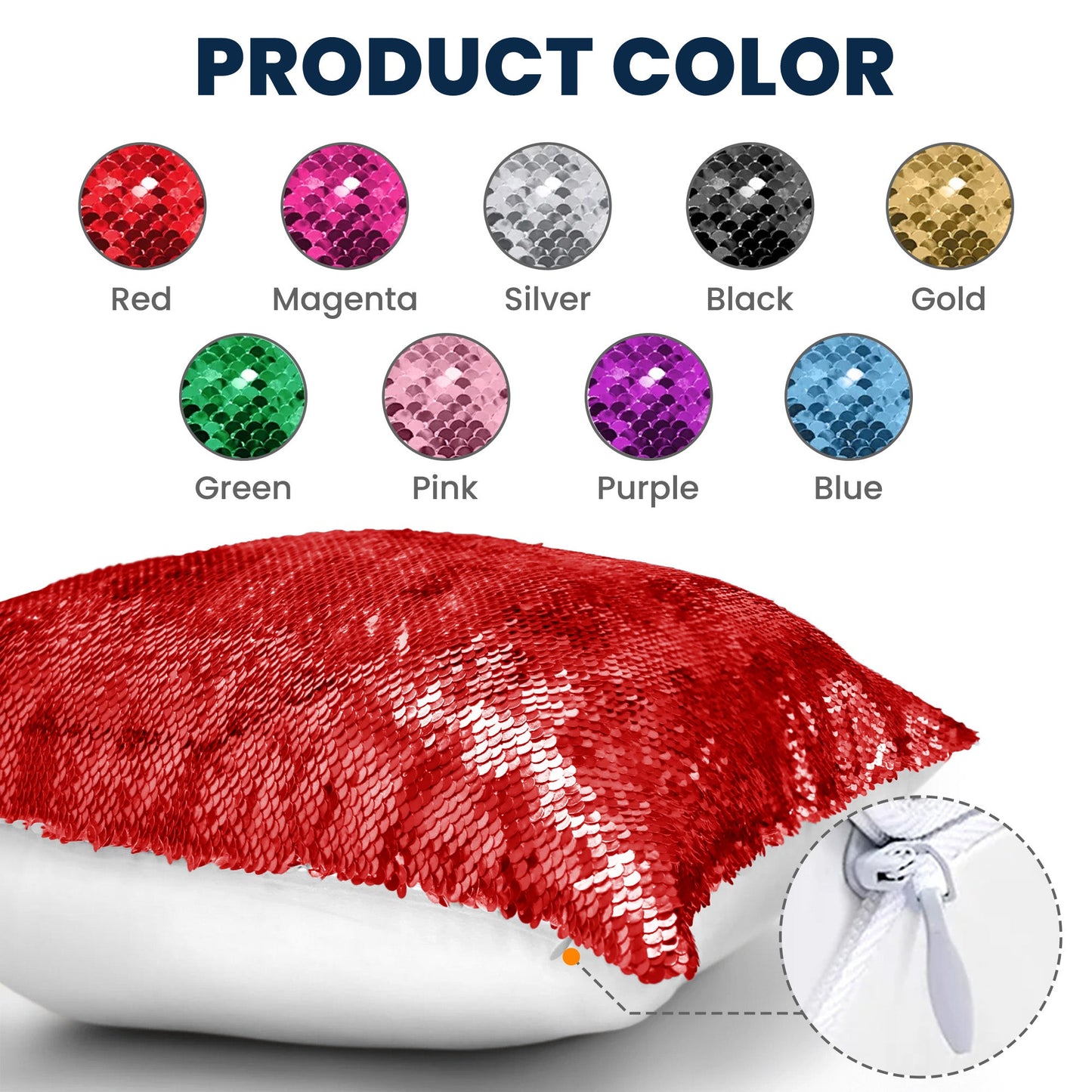 Mom Sequin Pillow