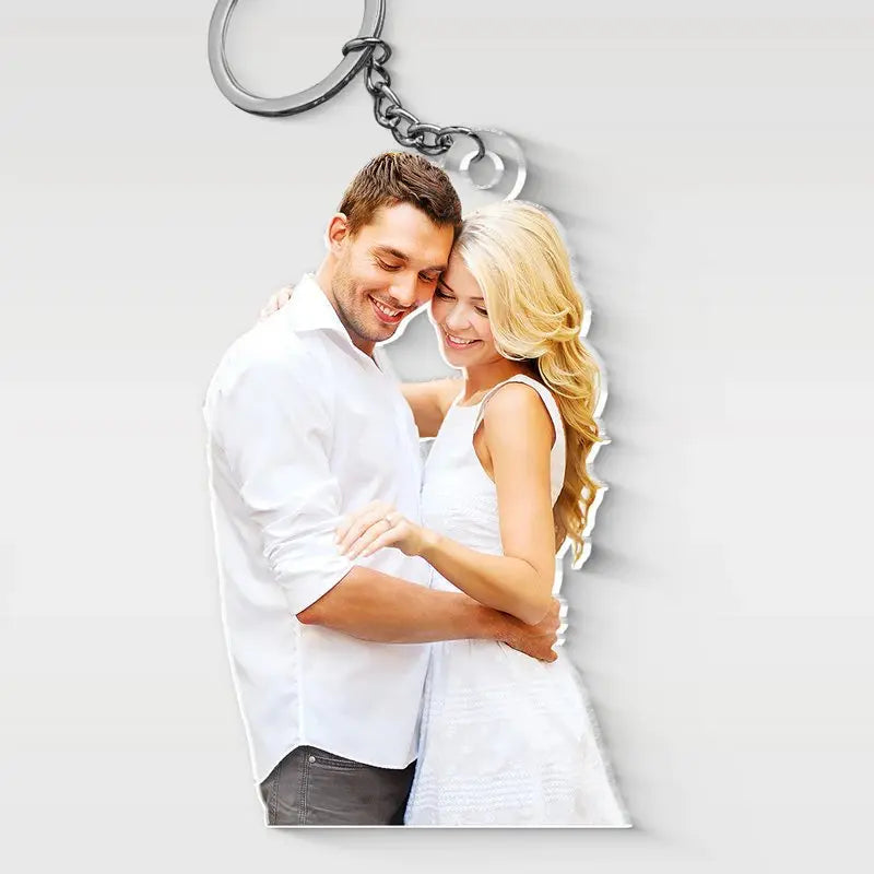 Personalized Photo Acrylic Keychain - Gift To Pet Lovers, Family and Friends