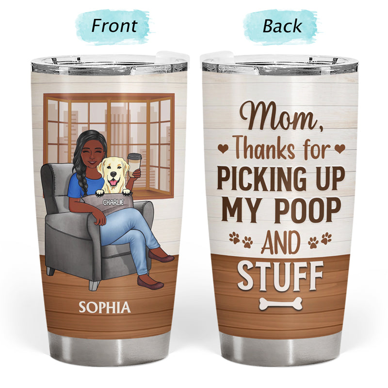 Best Dog Mom Ever - Personalized Tumbler For Dog Mom - furevermama
