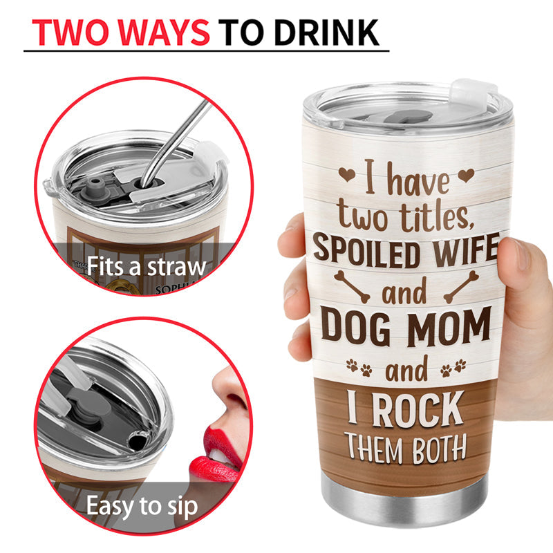Best Dog Mom Ever - Personalized Tumbler For Dog Mom - furevermama
