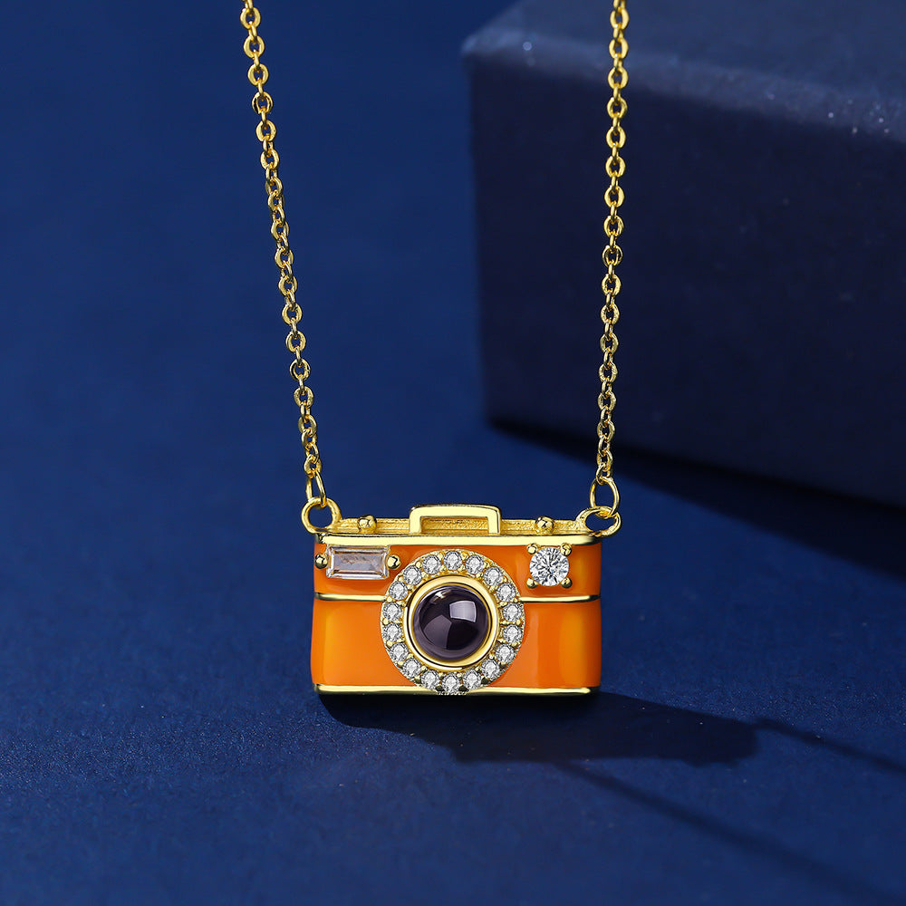 Personalized Photo Gift - Projection Gem Camera Necklace - furevermama