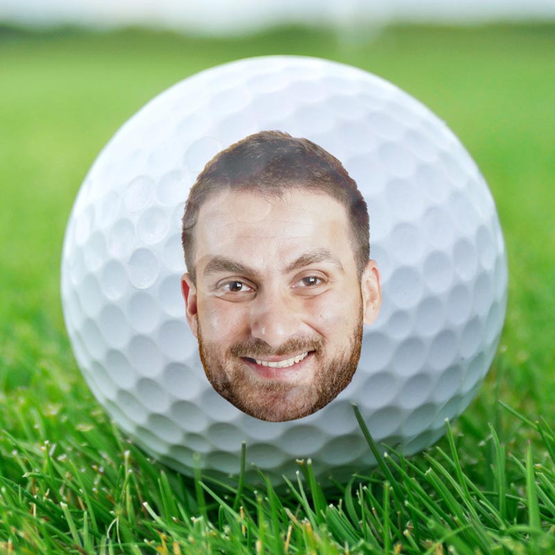 Custom Photo Golf Ball - If Found Return To This Guy - Gift For Dad, Father, Grandpa, Golfer, Golf Lover - furevermama