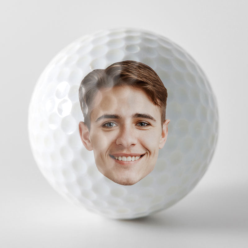 Custom Photo Golf Ball - If Found Return To This Guy - Gift For Dad, Father, Grandpa, Golfer, Golf Lover - furevermama