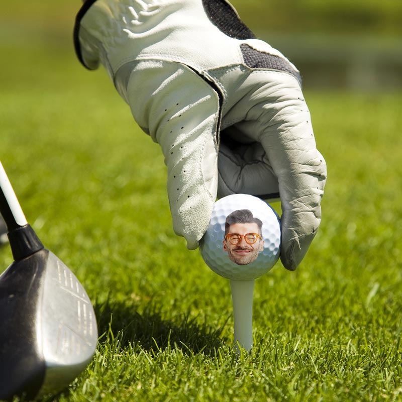 Custom Photo Golf Ball - If Found Return To This Guy - Gift For Dad, Father, Grandpa, Golfer, Golf Lover - furevermama