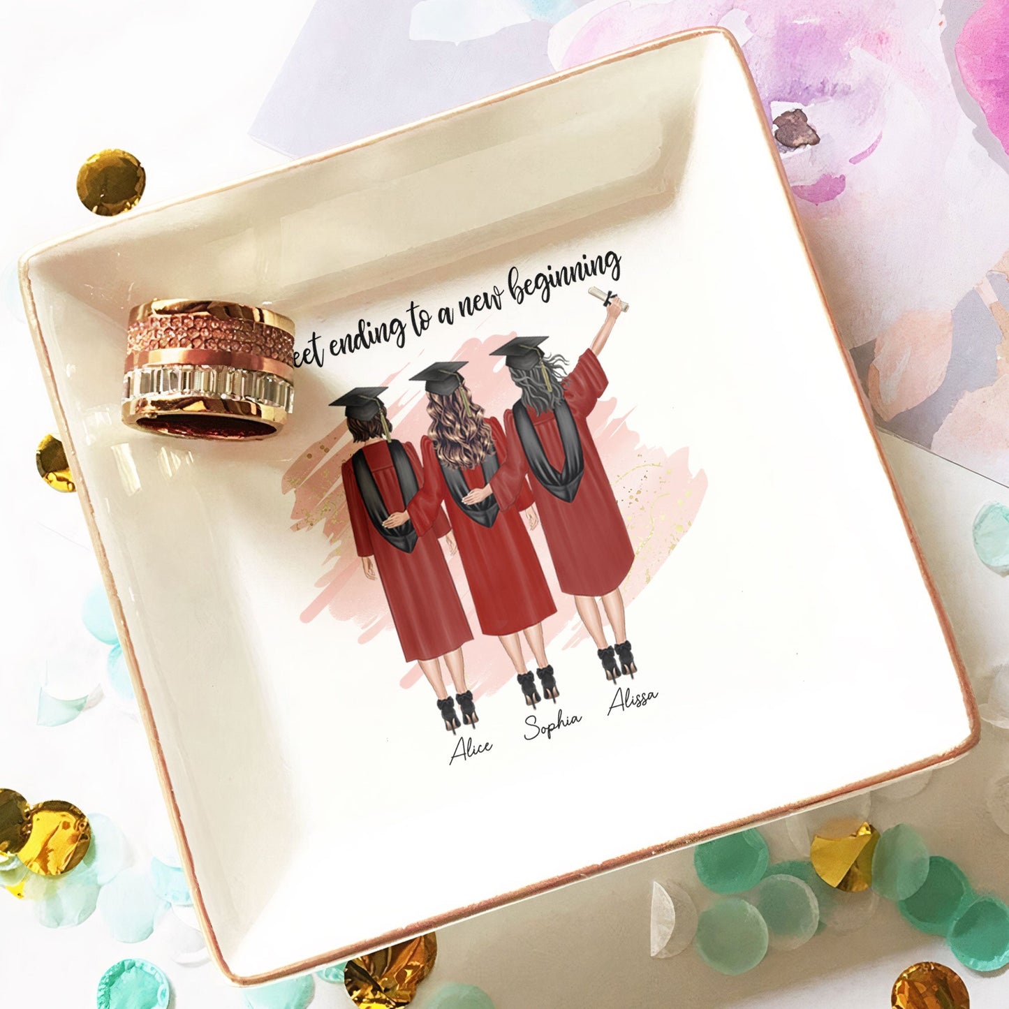 We Believed We Could So We Did - Personalized Jewelry Dish - furevermama