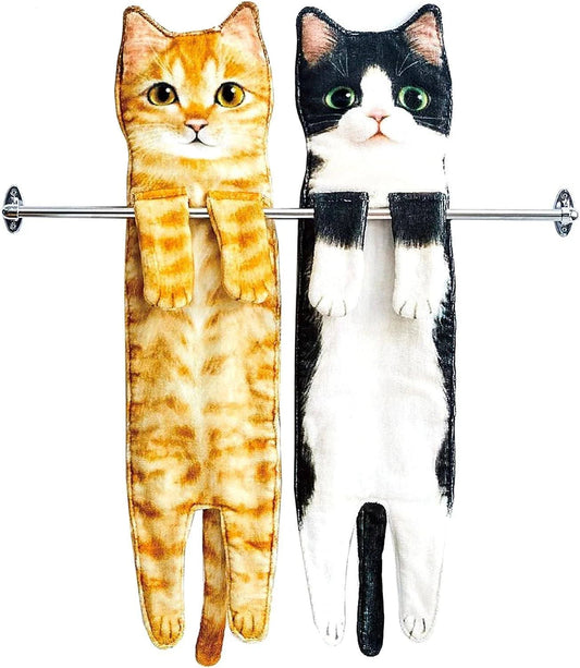 Cute Cat Face Towels - Gift For Cat Lovers - furevermama
