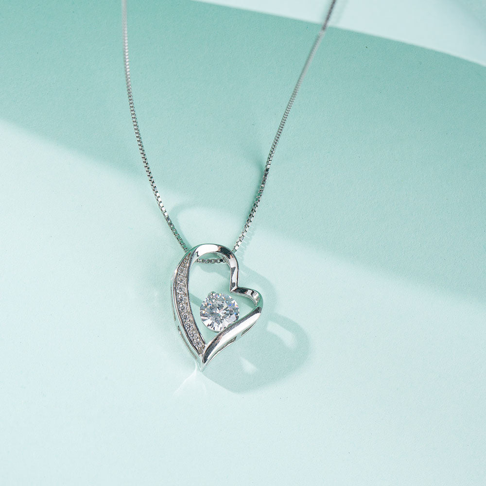 Zirconia Necklace with Gift Box - To My Beautiful Wife - furevermama