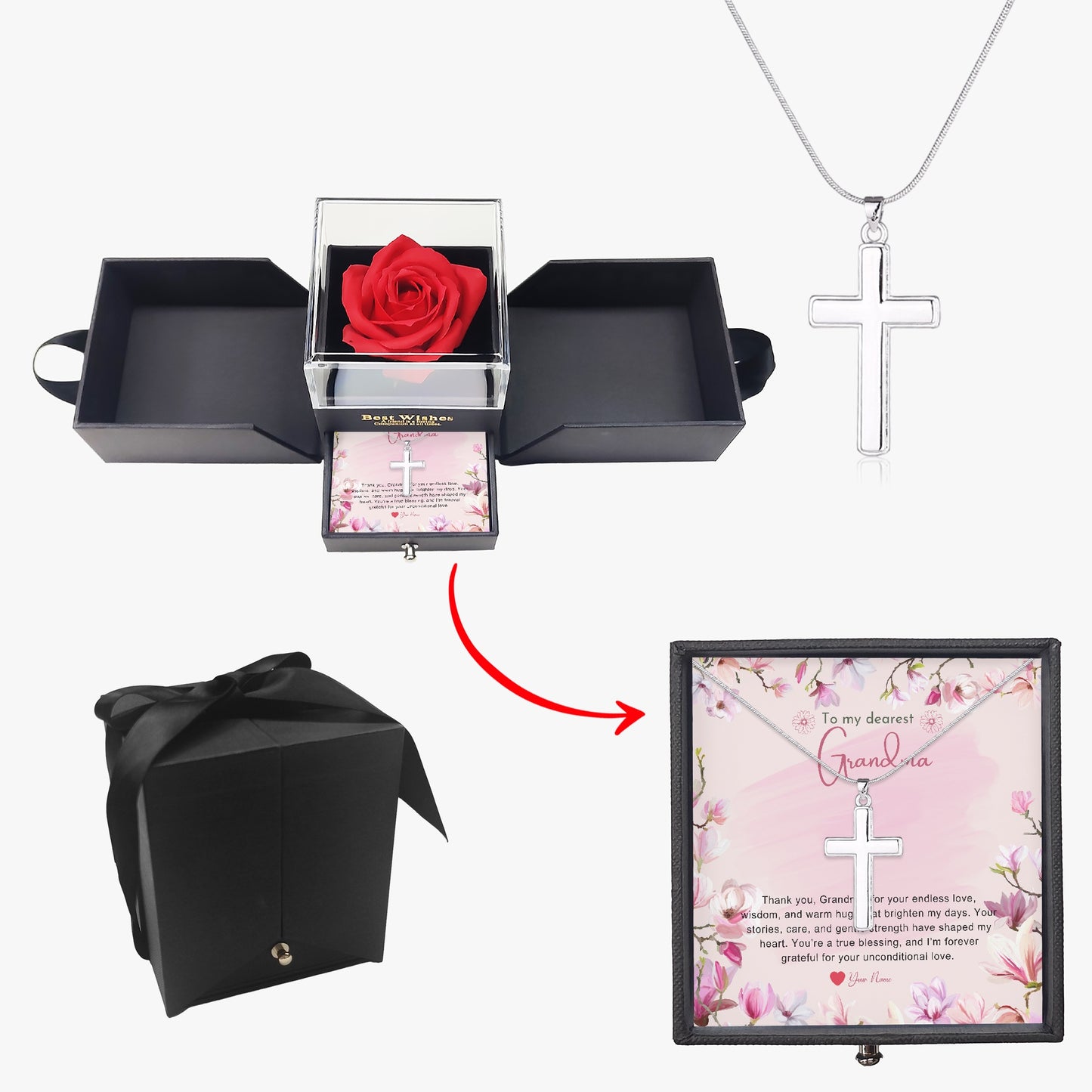 Religious Jewelry with Gift Box For Grandmother - furevermama