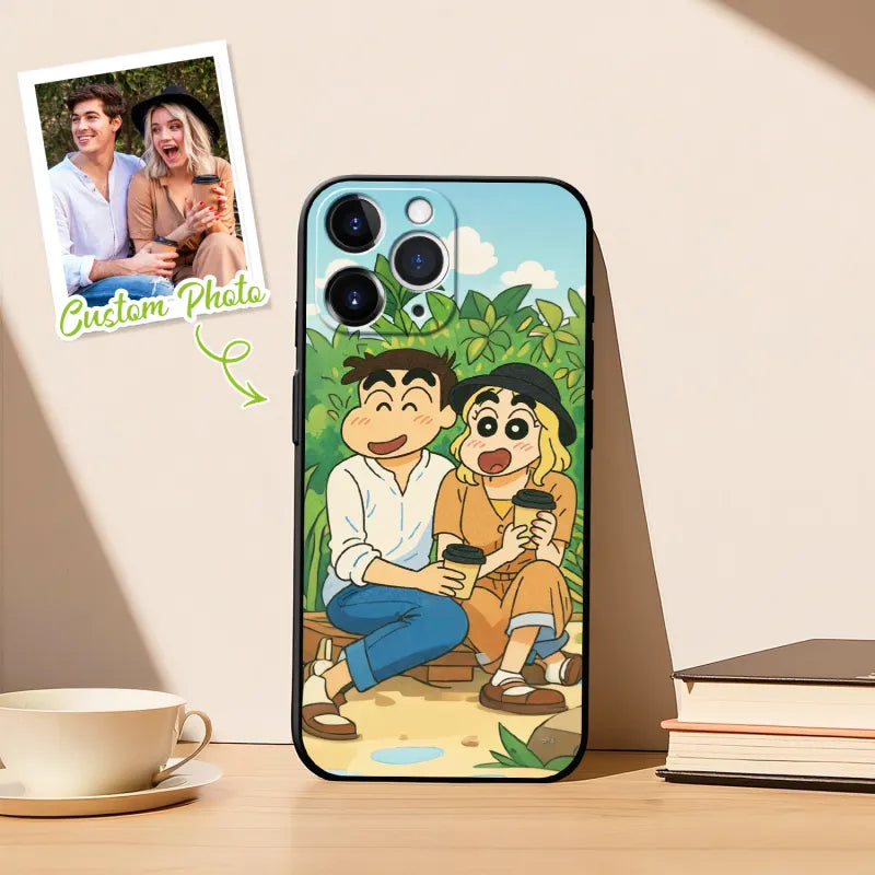 Custom Cartoon Style Photo Phone Case