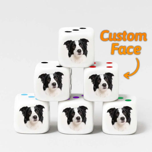 Custom Face / Business Logo Dice For Party Game Party Favors - furevermama