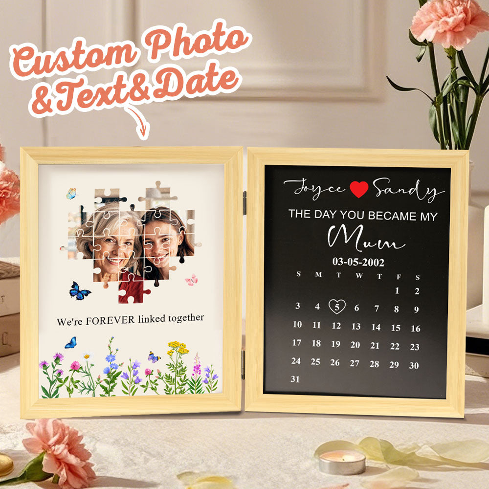 The Day You Became My Mum Personalised Photo Frame