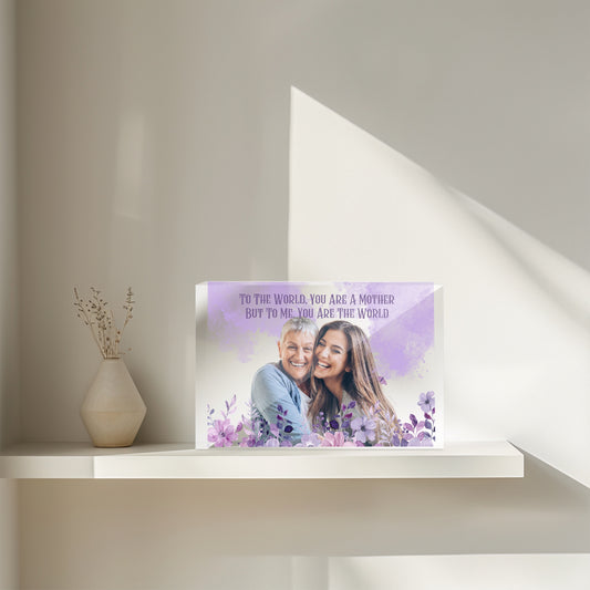 Custom Acrylic Photo Block - furevermama