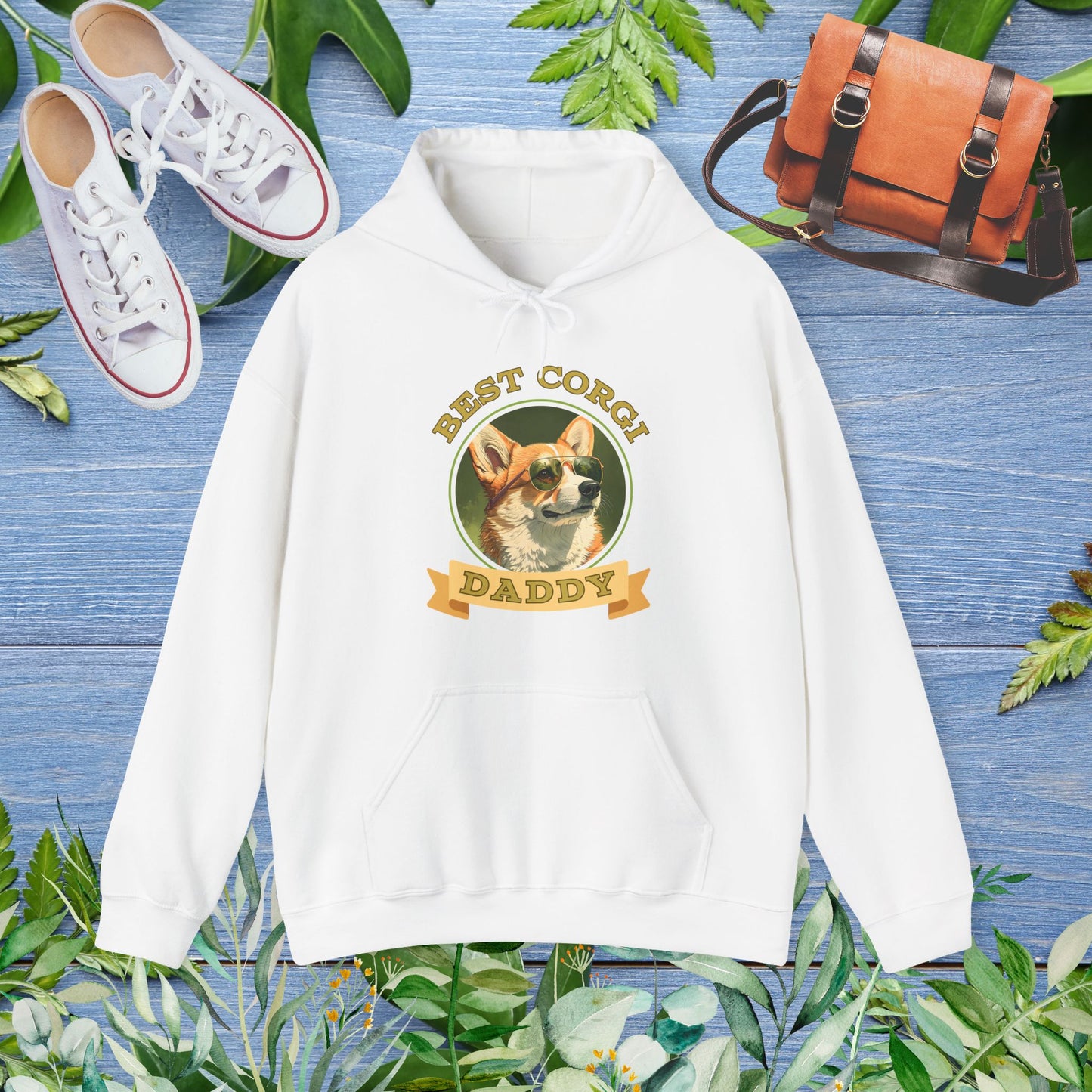 Best Corgi Daddy Hoodie - furevermama