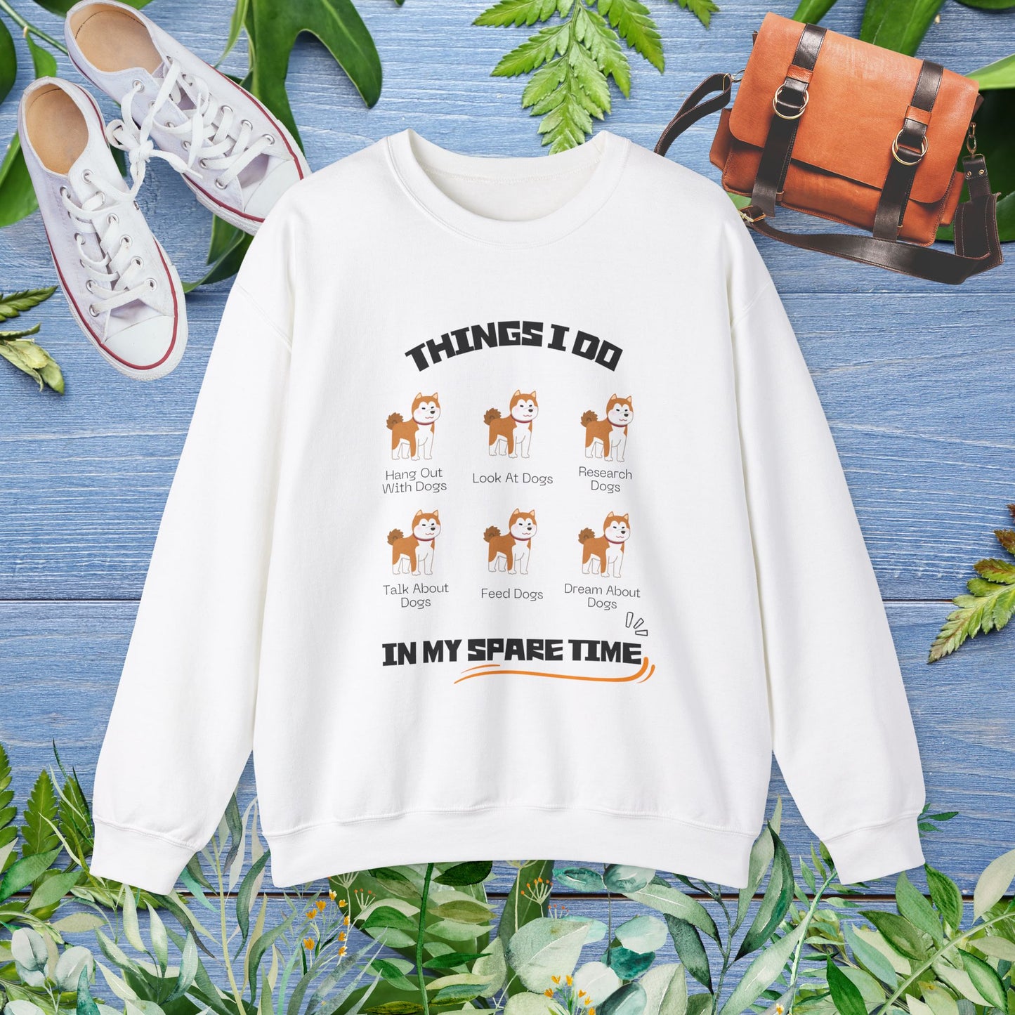 Things I Do In My Spare Time Unisex Heavy Blend™ Crewneck Sweatshirt - furevermama