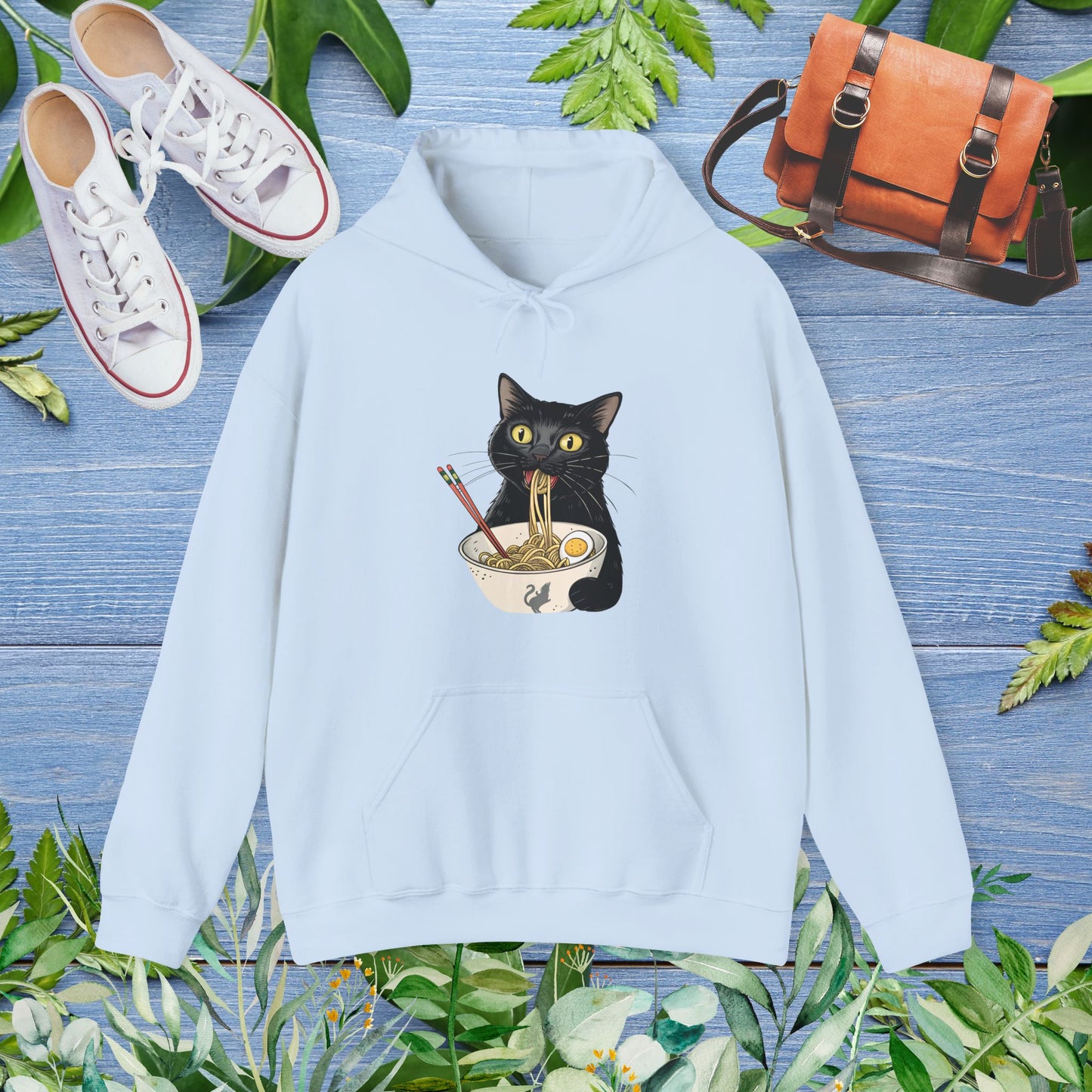 Cat Eating My Ramen Unisex Hoodie - furevermama