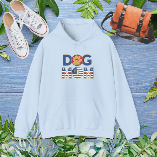 USA Patriotic Dog Mom Hoodie - furevermama