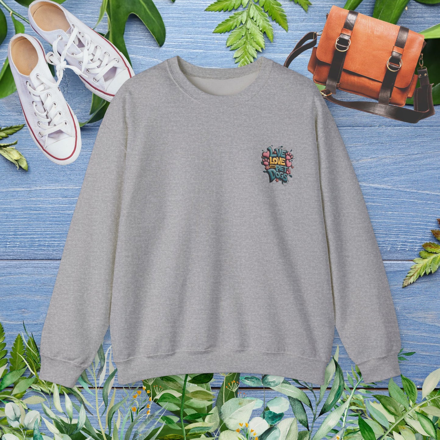 Live Love and Pet Dog Sweatshirt - furevermama
