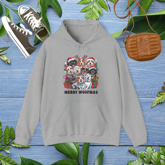 Merry Woofmas Unisex Hoodie - furevermama