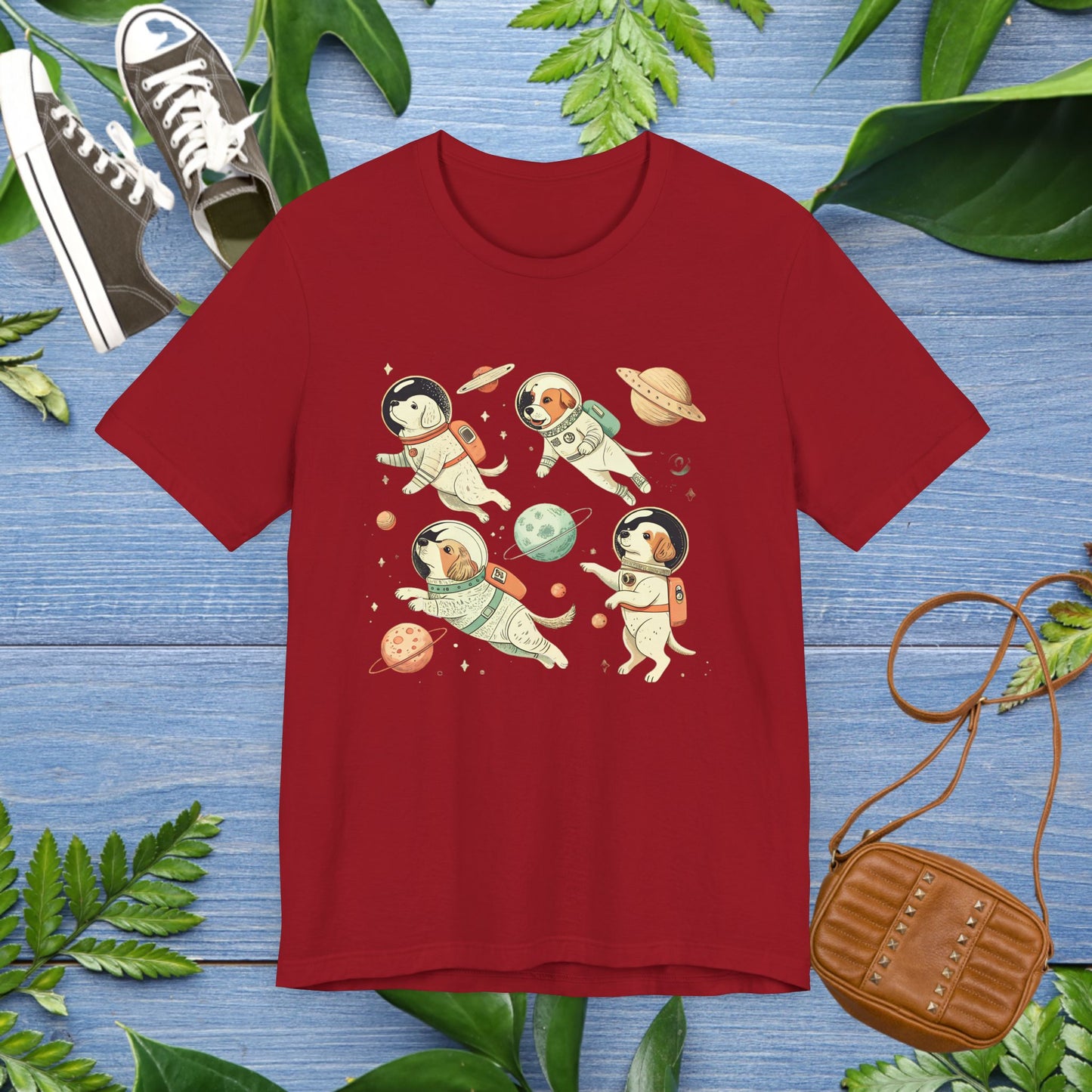 Astronaut Dog Unisex T-Shirt - furevermama