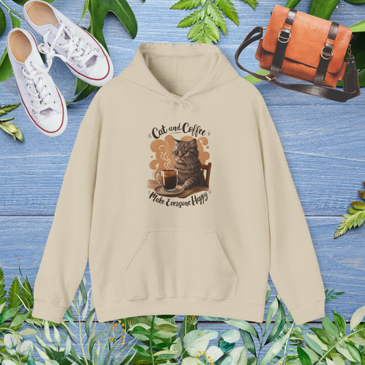 Cat and Coffee Hoodie - furevermama