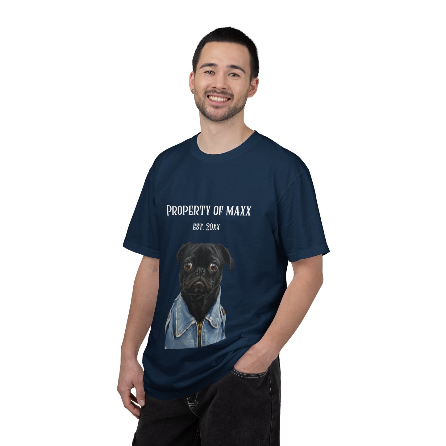 Custom Dog Photo-to-Painting Collection -  Comfort Colors 1717 Shirt - Gift For Pet Lovers