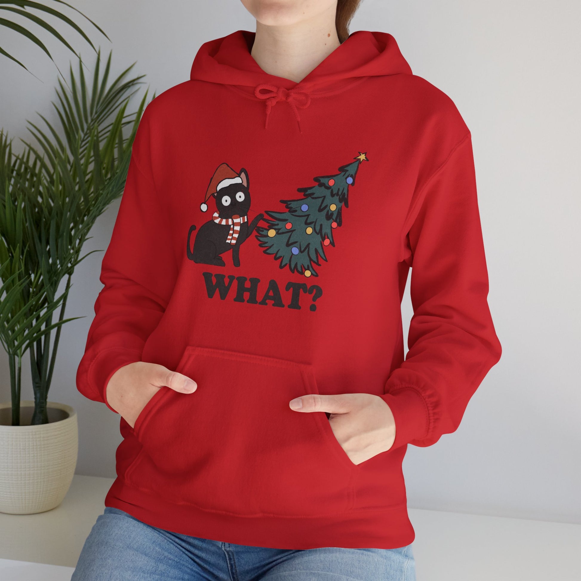 Naughty Cat Christmas Hoodie - furevermama