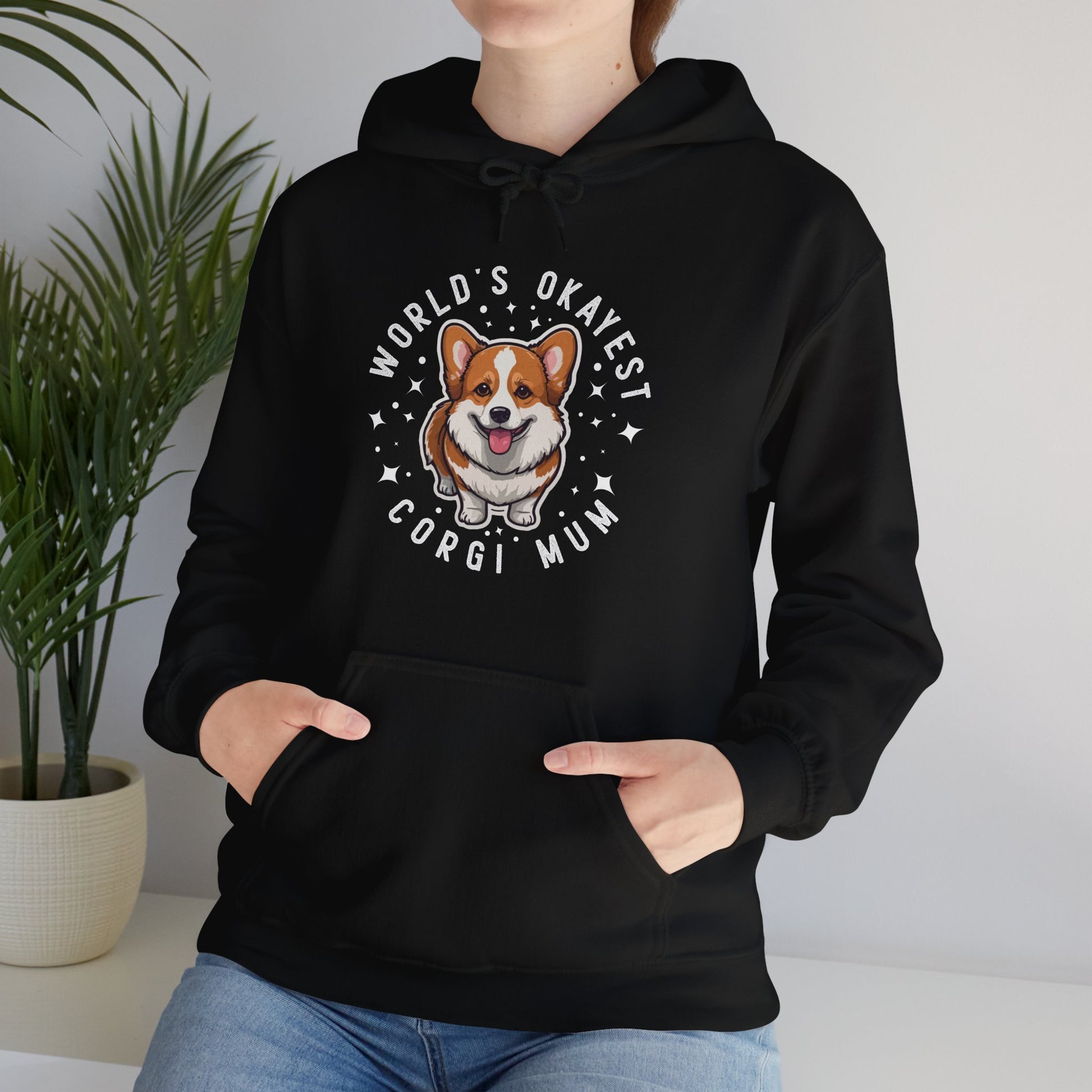 World's Okayest Corgi Mum Hoodie - furevermama