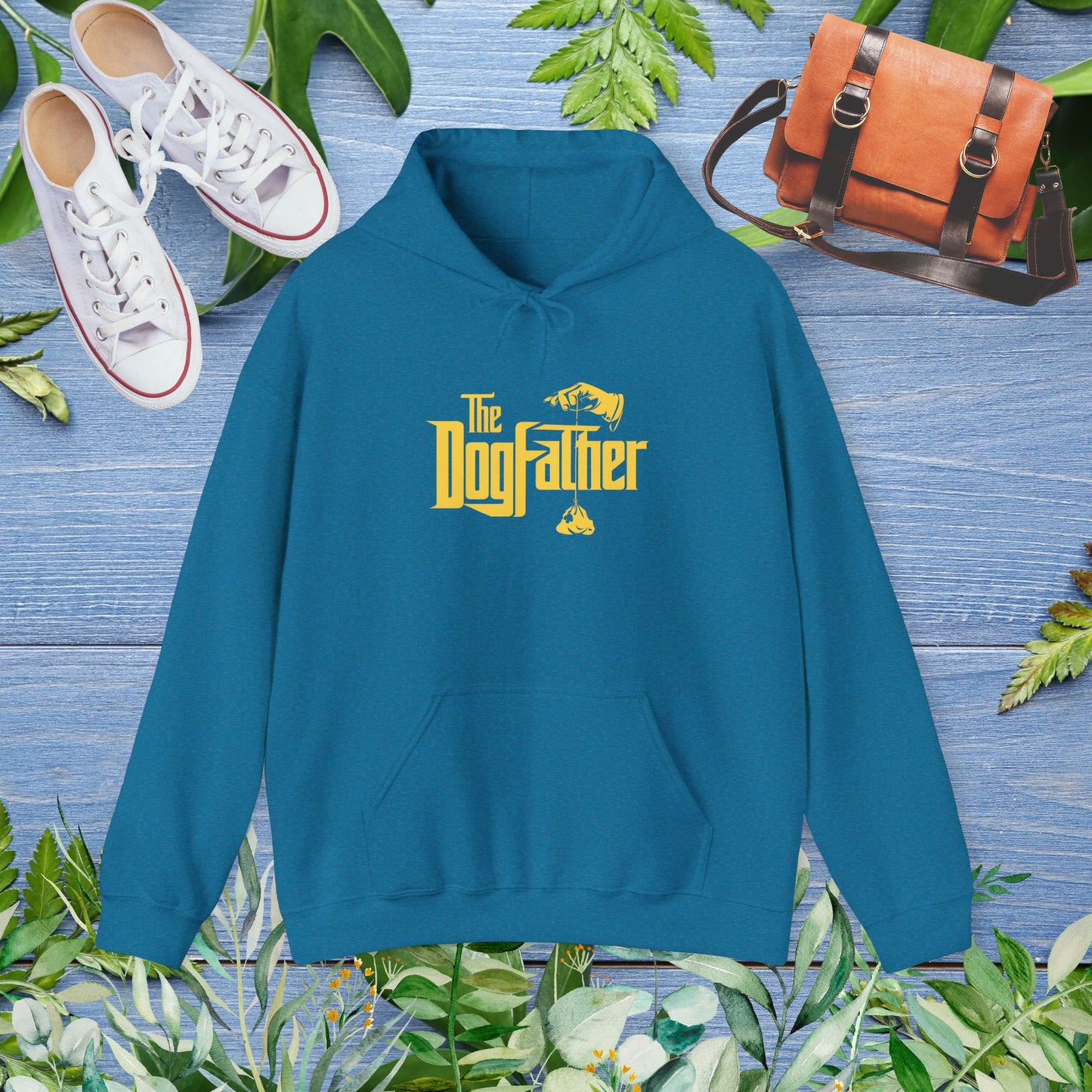 Dog Father Hoodie - Unisex Heavy Blend™ Sweatshirt - furevermama