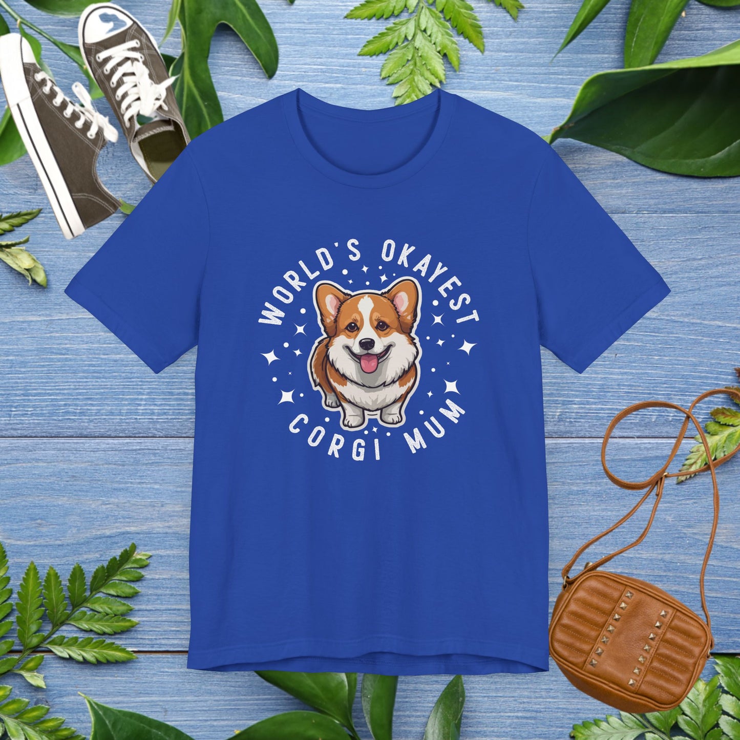 World's Okayest Corgi Mum Unisex T-Shirt - furevermama