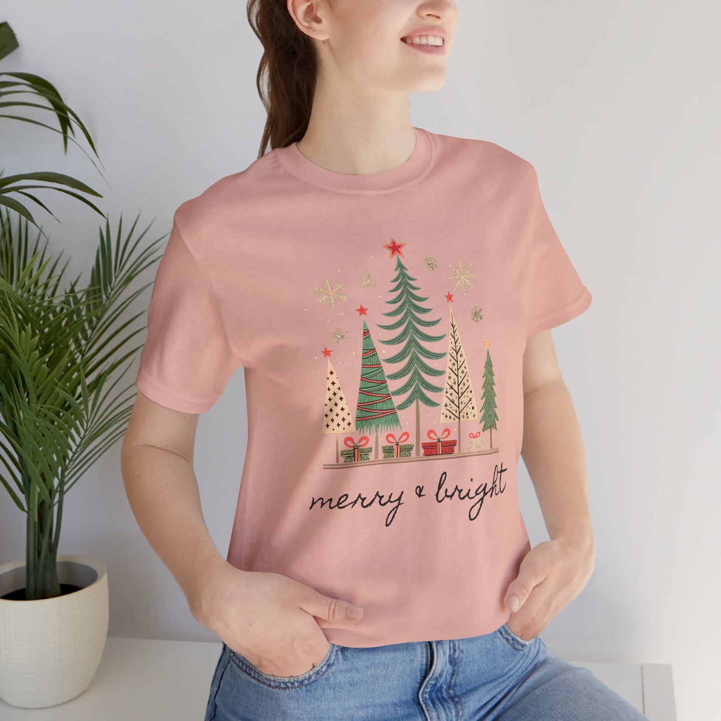 Vintage Christmas Tree Unisex Short Sleeve T-Shirt - furevermama