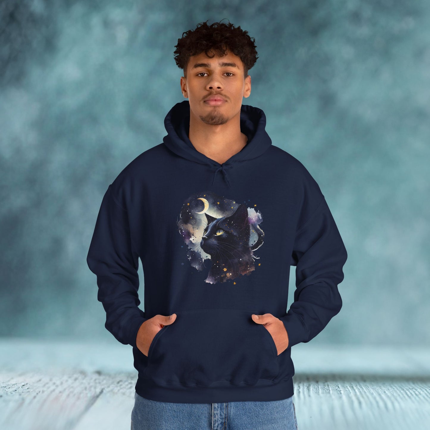Moon Night Cat Unisex Hoodie - furevermama