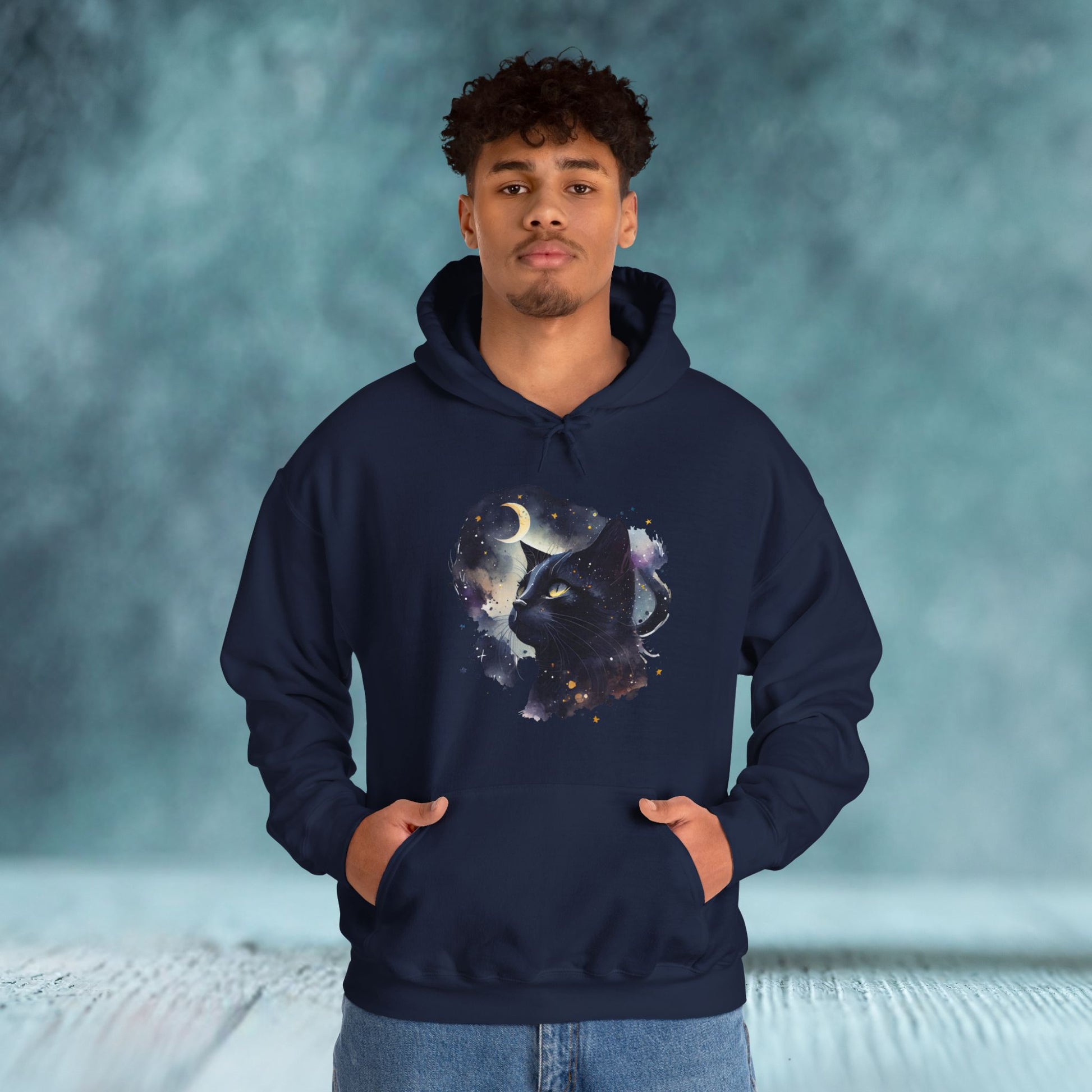 Moon Night Cat Unisex Hoodie - furevermama