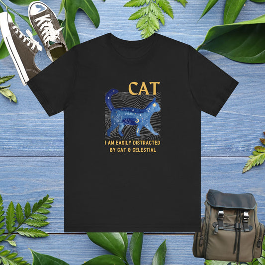 Cat and Celestial T-Shirt - furevermama