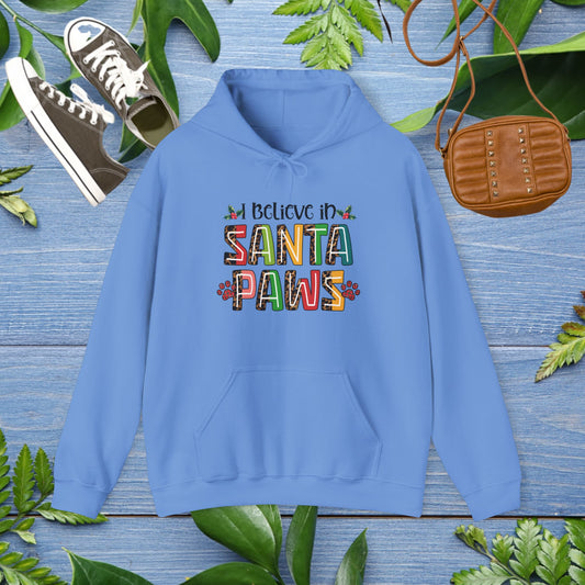 I Believe In Santa Paws Unisex Hooded Sweatshirt - furevermama