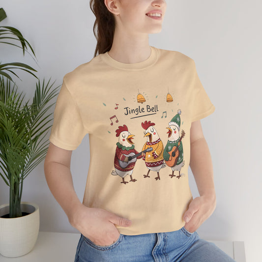 Jingle Bell Hens Unisex T-shirt - furevermama