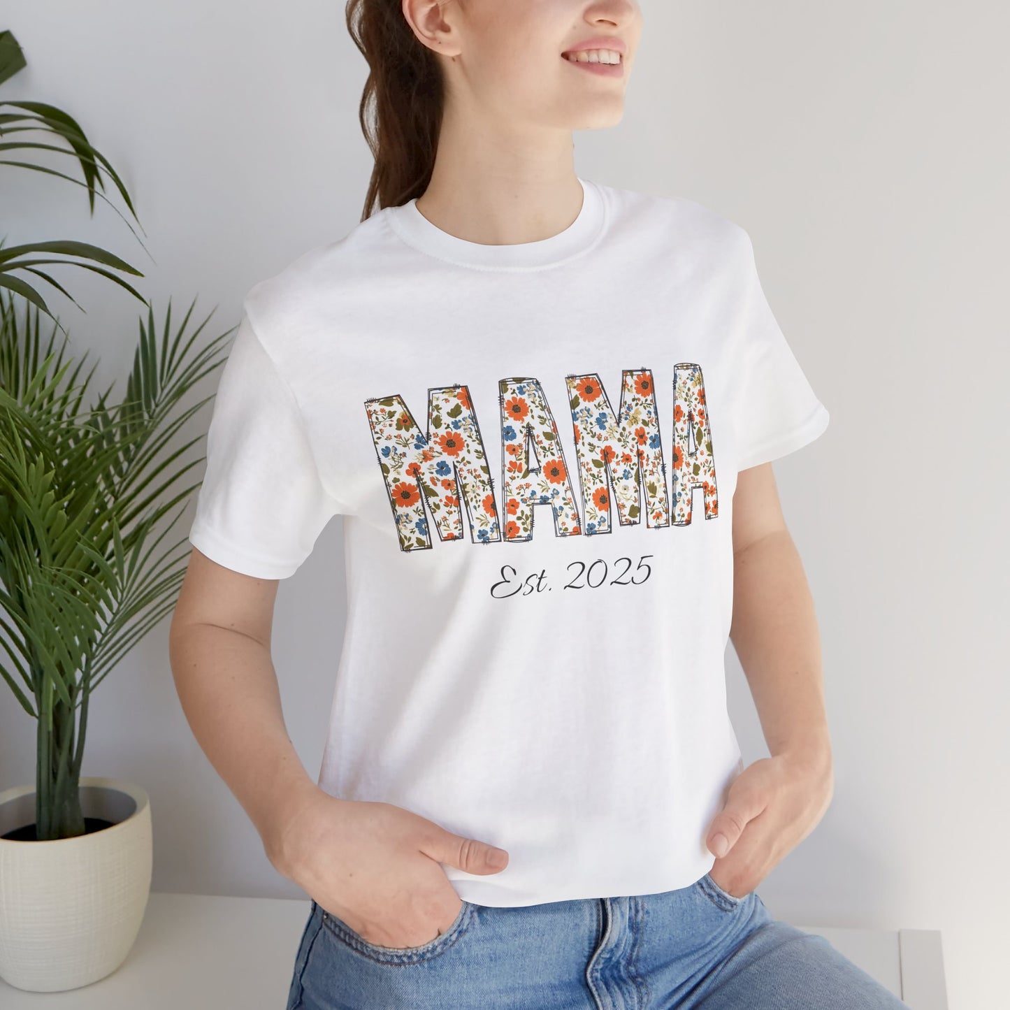 Personalised Mama T-Shirt - Est Year Unisex Tee