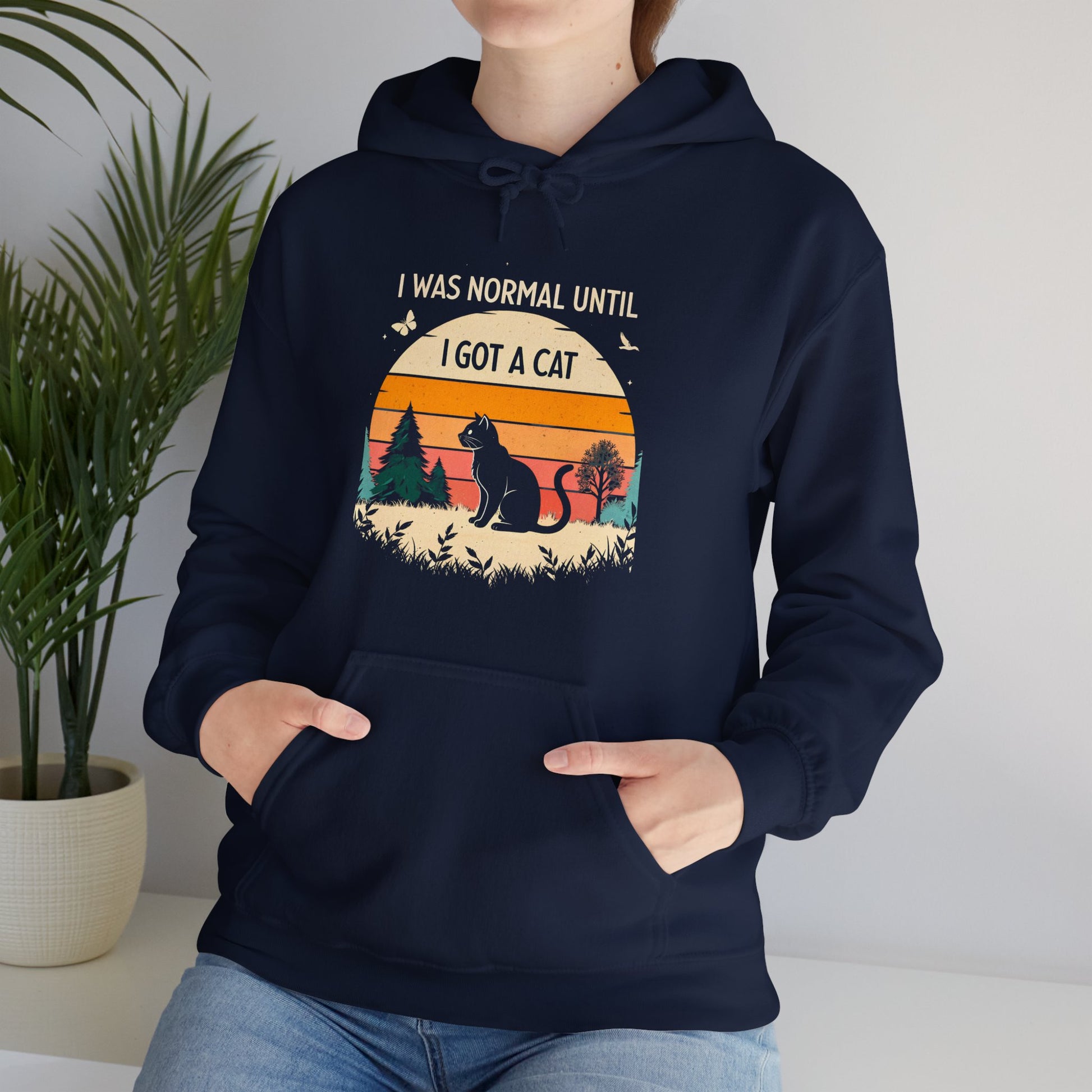 I Was Normal Unit I Got A Cat Hoodie - furevermama