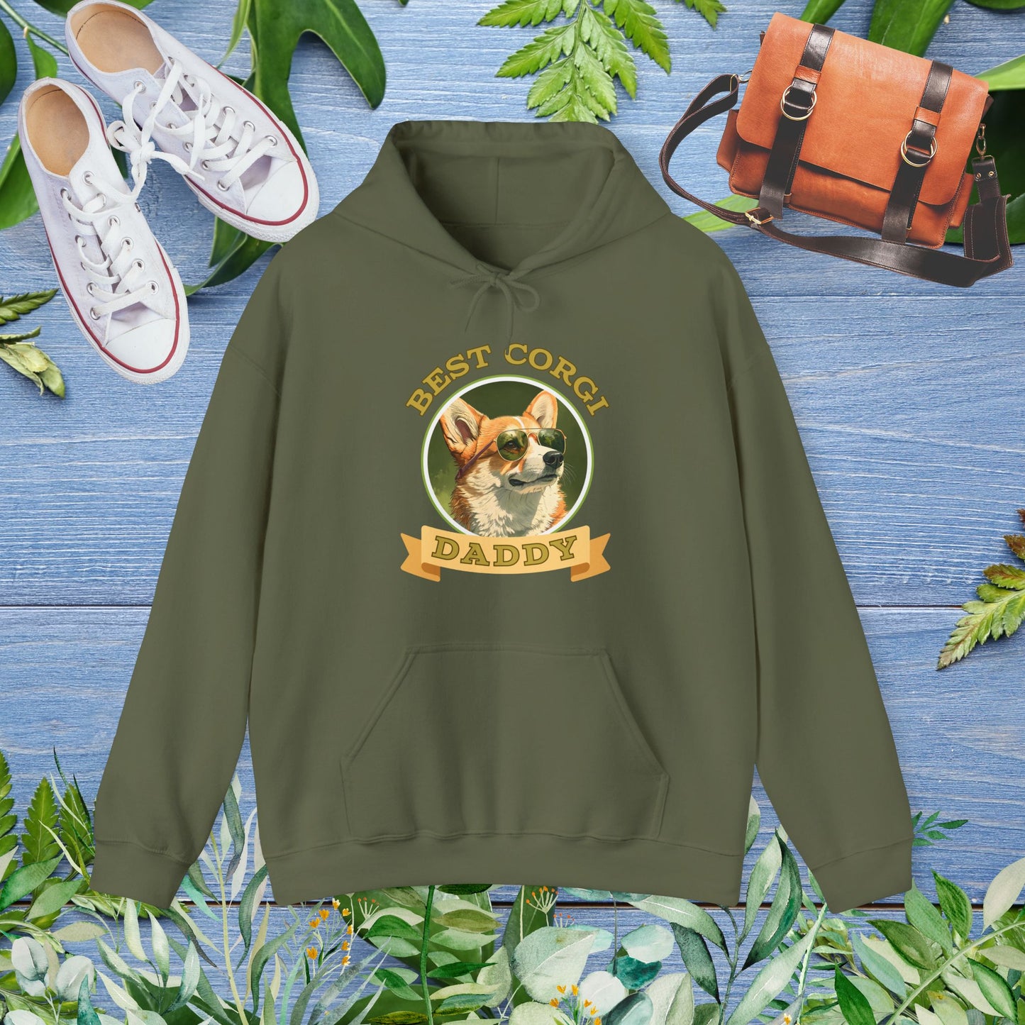 Best Corgi Daddy Hoodie - furevermama