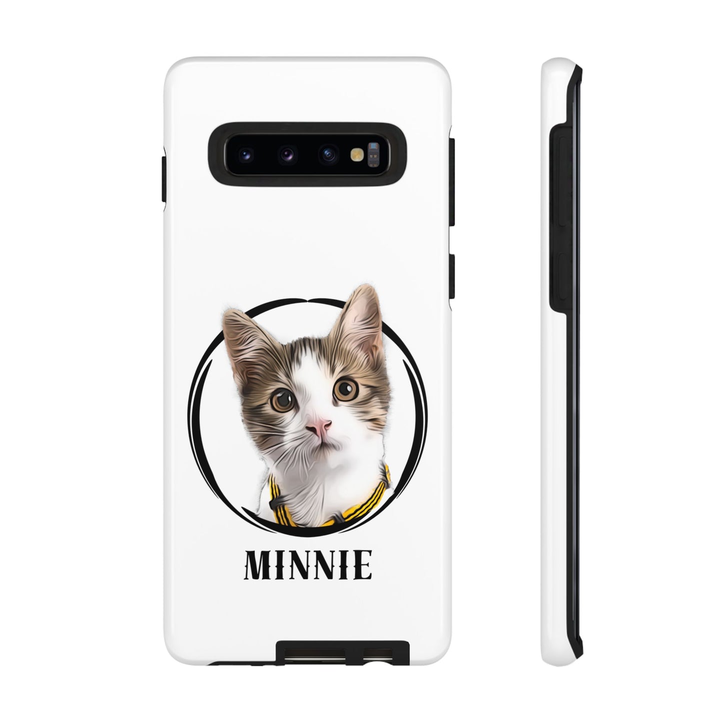 Custom Pet Portrait In Circle Phone Case - furevermama