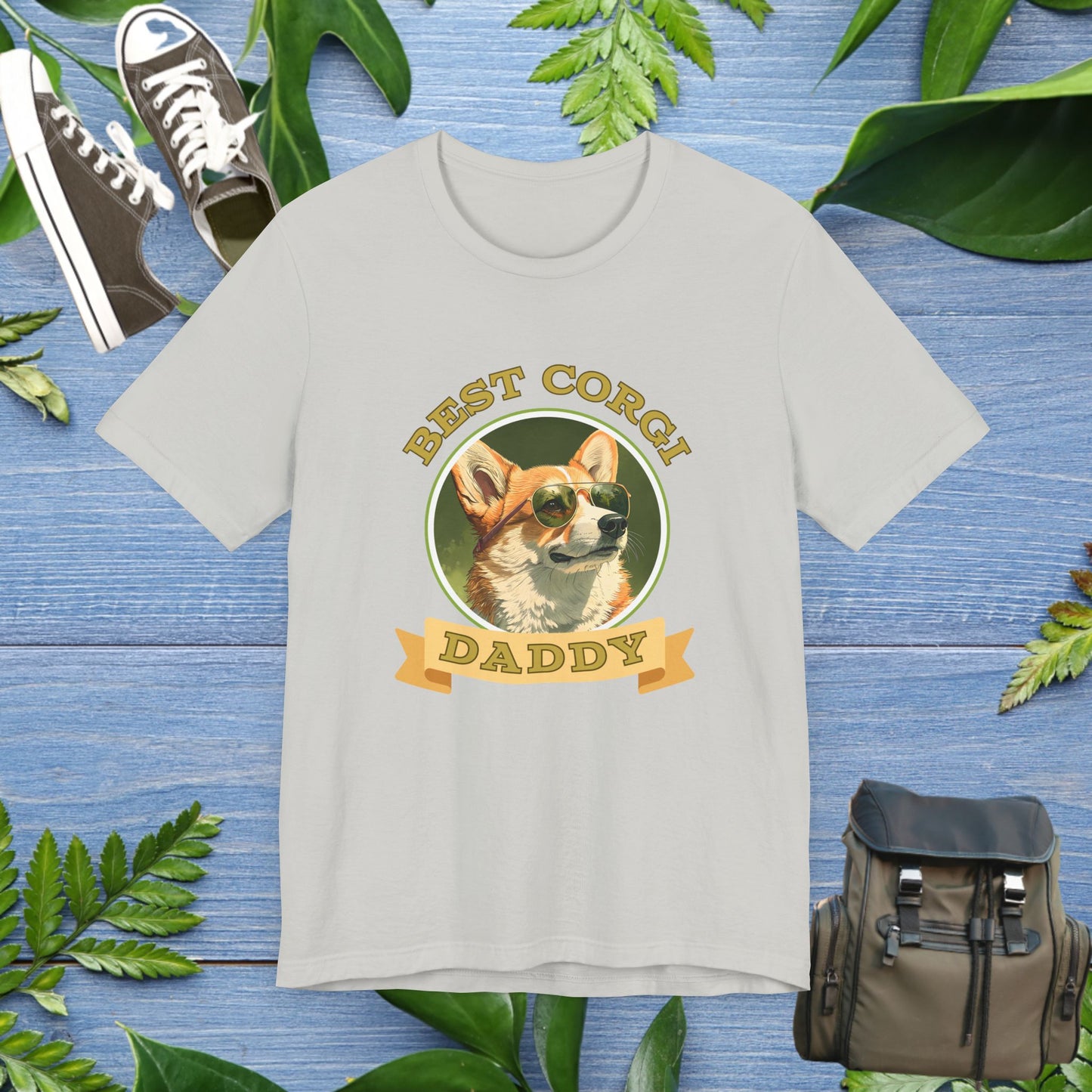 Best Corgi Daddy T-Shirt - furevermama