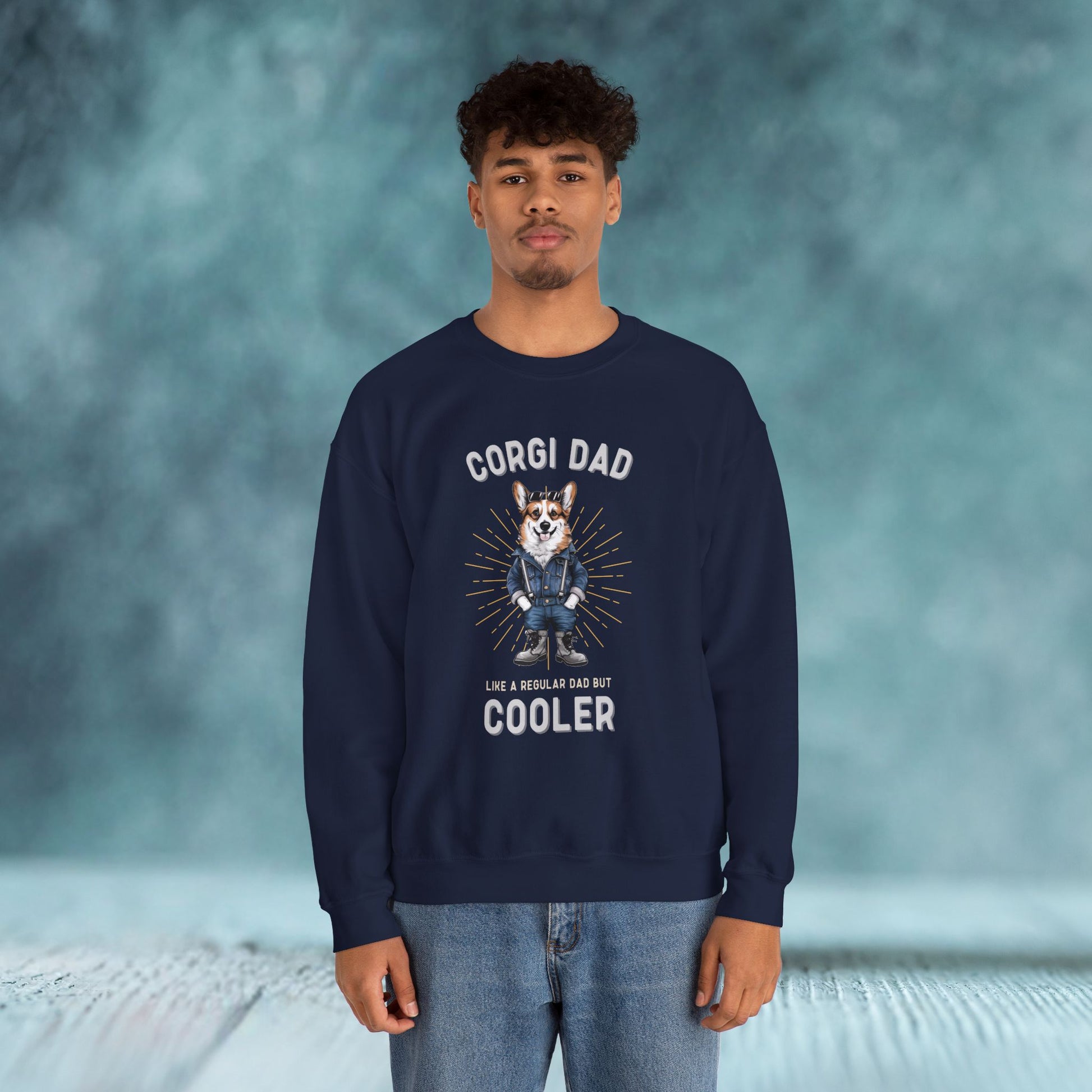 Cooler Corgi Dad Sweatshirt - furevermama