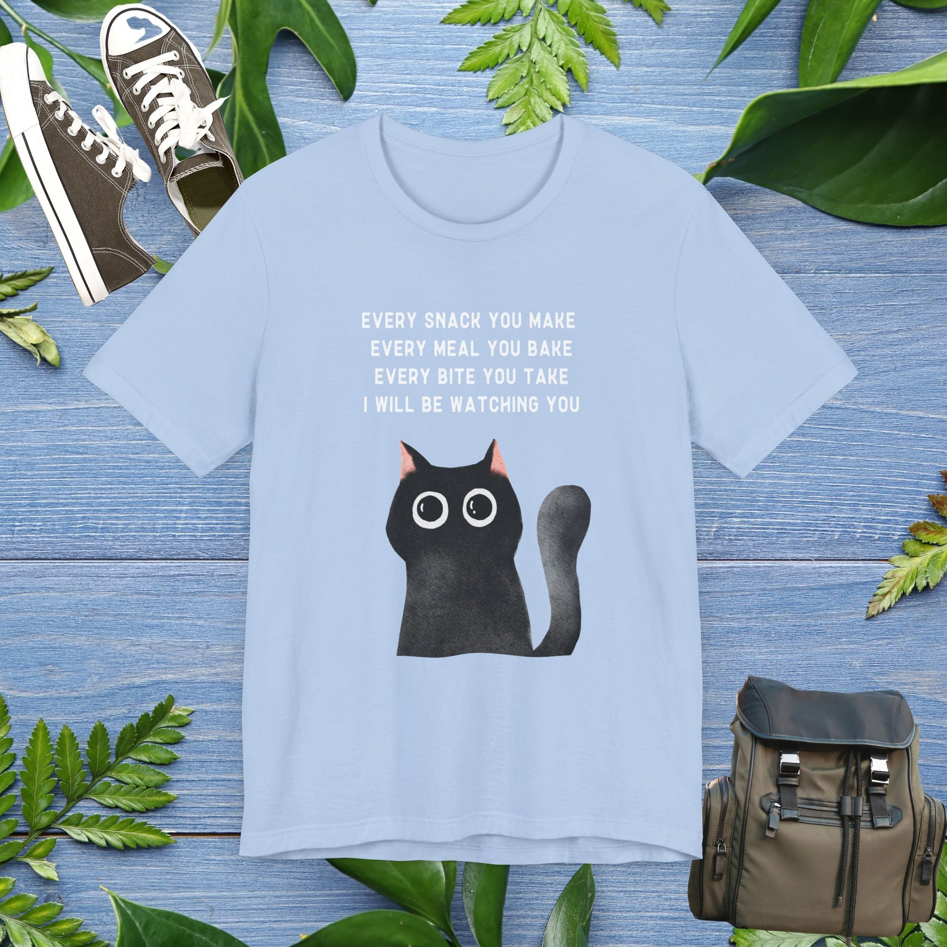 I Will be Watching You Cat Graphic Unisex T-Shirt - furevermama